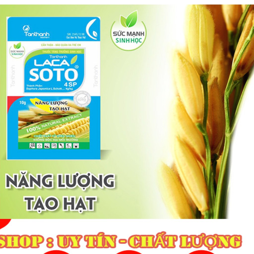 Phân bón lá, sinh trưởng LACASOTO 18g