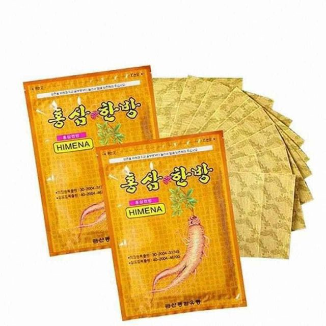 Combo 3 Miếng cao dán hồng sâm Hàn Quốc