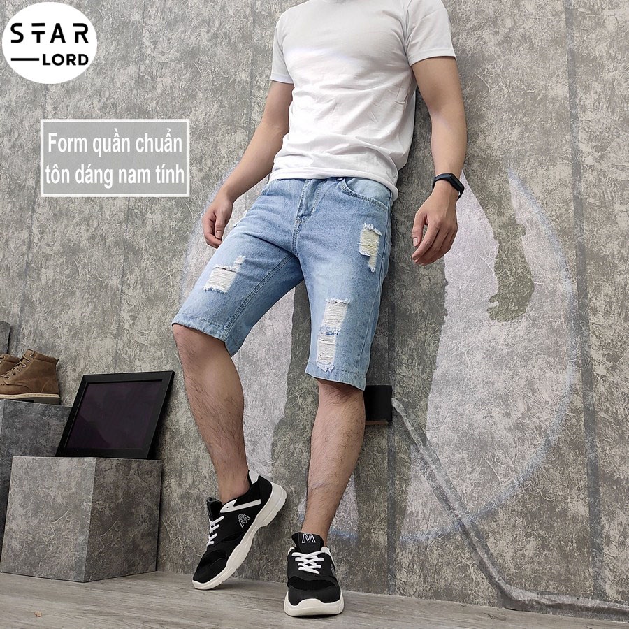 Quần short nam vải jean dày đẹp chuẩn form dáng SL416 StarLord