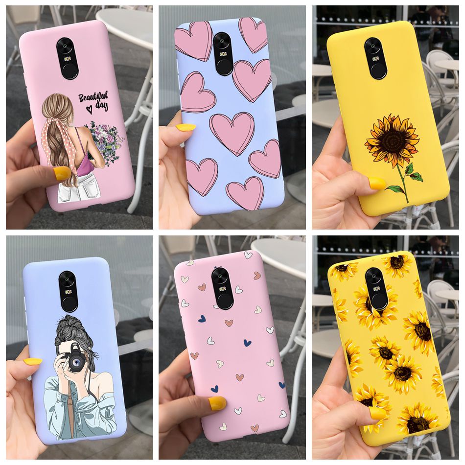 Ốp điện thoại silicon họa tiết hoa hướng dương cho Xiaomi Redmi Note 3  150mm / Redmi Note 4 Global