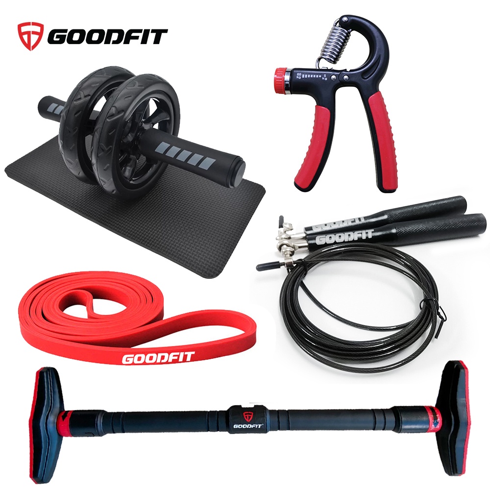 Set đồ tập combo dụng cụ tập luyện tại nhà GoodFit cho nam full bộ GF001SET