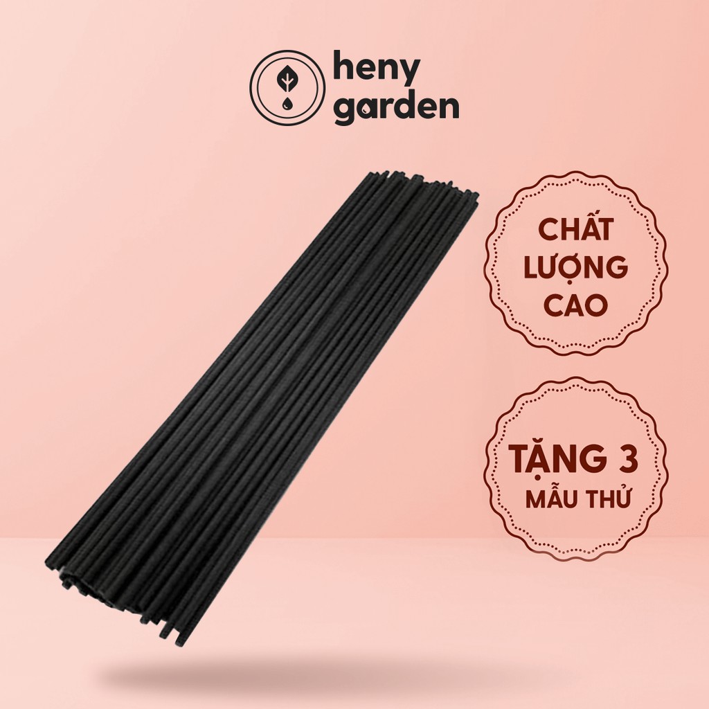 Que Khuếch Tán Tinh Dầu Thay Thế Màu Đen (Kèm Video HDSD) Heny Garden – Tặng 3 Tinh Dầu Mẫu Thử Với Mỗi Đơn Hàng