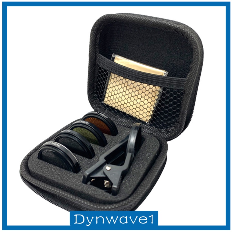 [DYNWAVE1] Smartphone Reef Coral Lens Filter Kits for Phone Reef Lenses 4 Lenses Kit