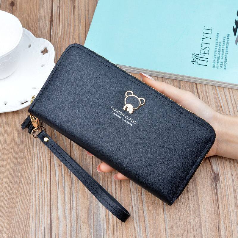Ví Da Cầm Tay Dáng Dài Có Khóa Kéo JP5
