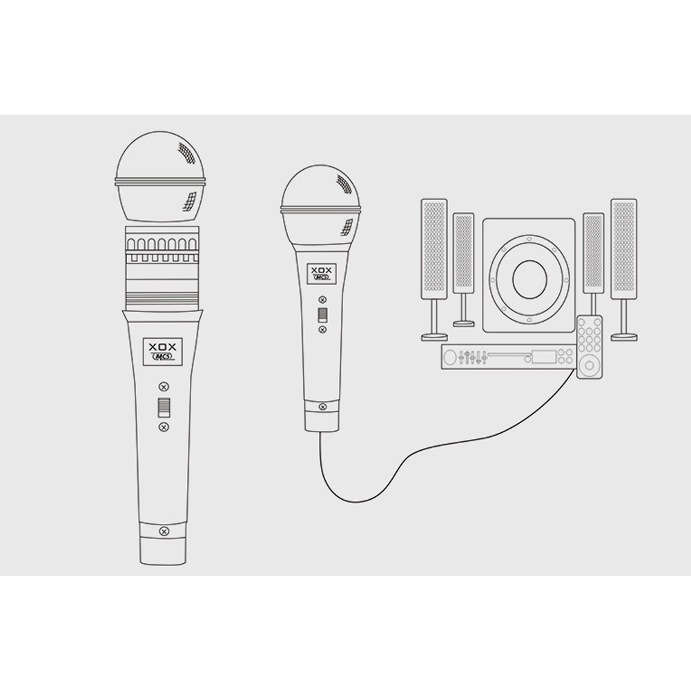 Micro có dây XOX MC5 Chất lượng âm thanh tuyệt vời