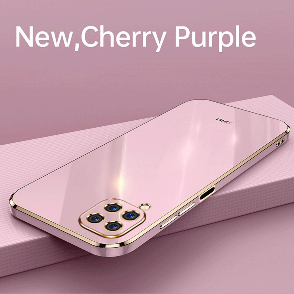 Ốp Điện Thoại TPU Dẻo Mạ Vàng 6D Sang Trọng Bảo Vệ Camera Cho Samsung Galaxy M33 5G