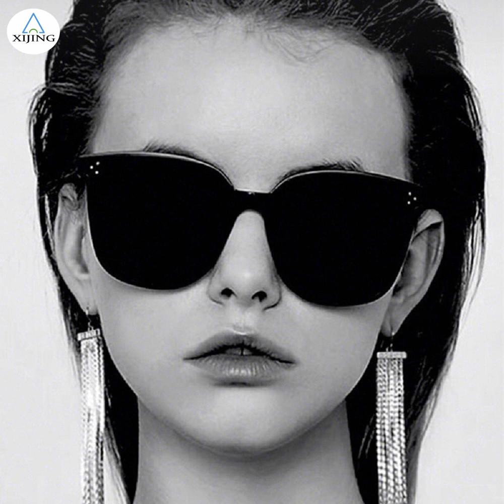 Kính Mát Thời Trang Phong Cách Gọng Vuông Chống Tia UV