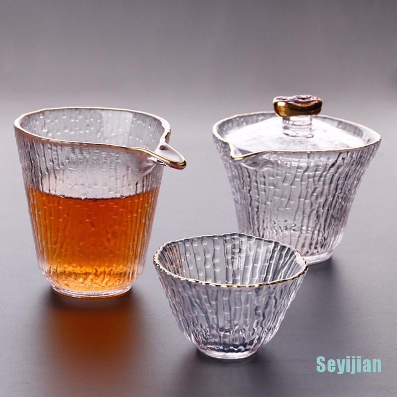 [SEY] Ly Thủy Tinh Uống Trà Nhỏ Phong Cách Nhật Bản