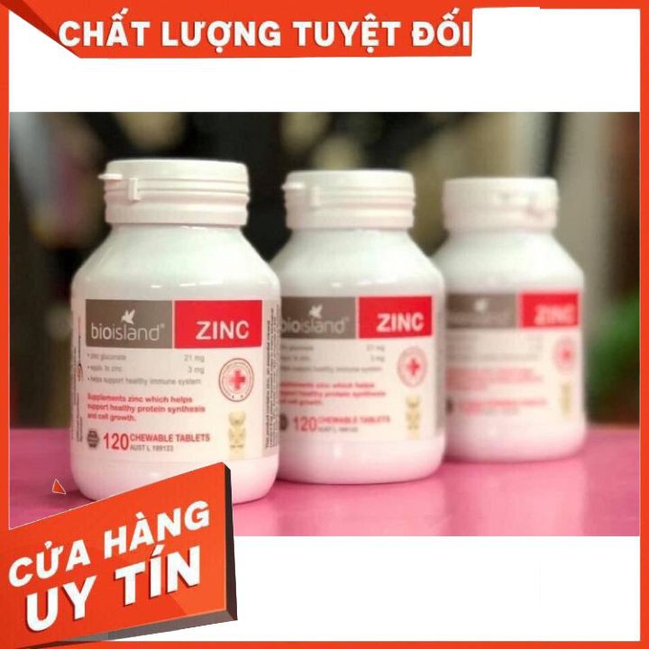 Viên bổ sung Kẽm Bio Island Zinc [FREE SHIP - CHUẨN AUTH] phiên bản mới nhất date 2024 120 viên