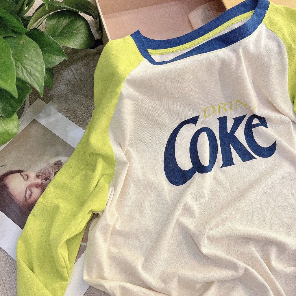 Áo Thun Tay Dài Cổ Tròn In Chữ Thời Trang Dành Cho Nữ