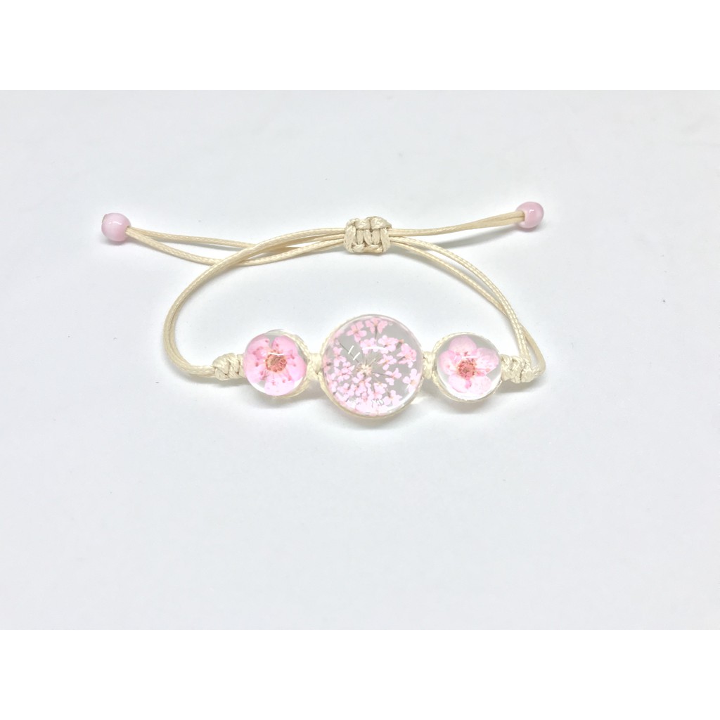 Vòng tay hoa khô phong cách Nhật Bản