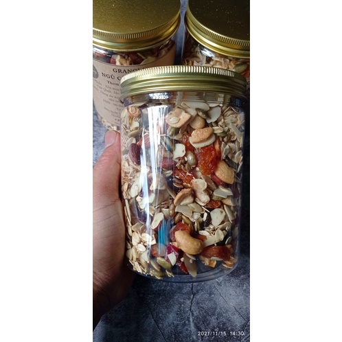 Granola mix hạt hủ 500gr