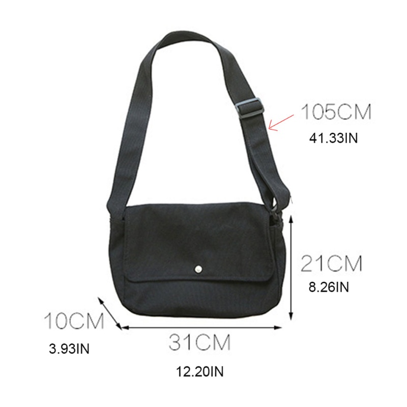 Túi Xách Đeo Chéo Vai Bằng Vải Cotton Thời Trang Sành Điệu Cho Nữ