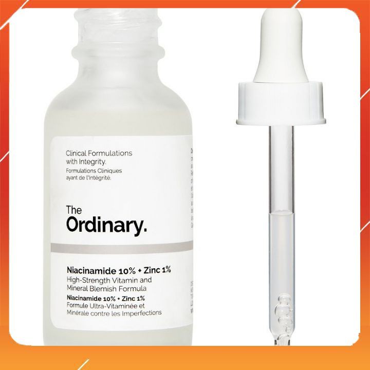 [Ordinary Zinc 1%] Serum The Ordinary Niacinamide 10% + Zinc 1% chính hãng 30ml