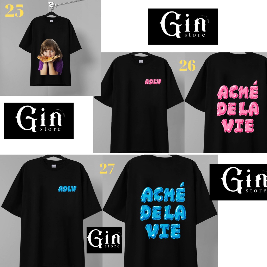Áo ADLV Thun Cotton 2 chiều 27 Mẫu Hot [Vải Cotton] Gin Store