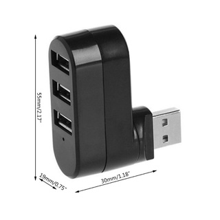 Bộ Chia 3 Cổng USB 2.0 Mini Cho PC Laptop