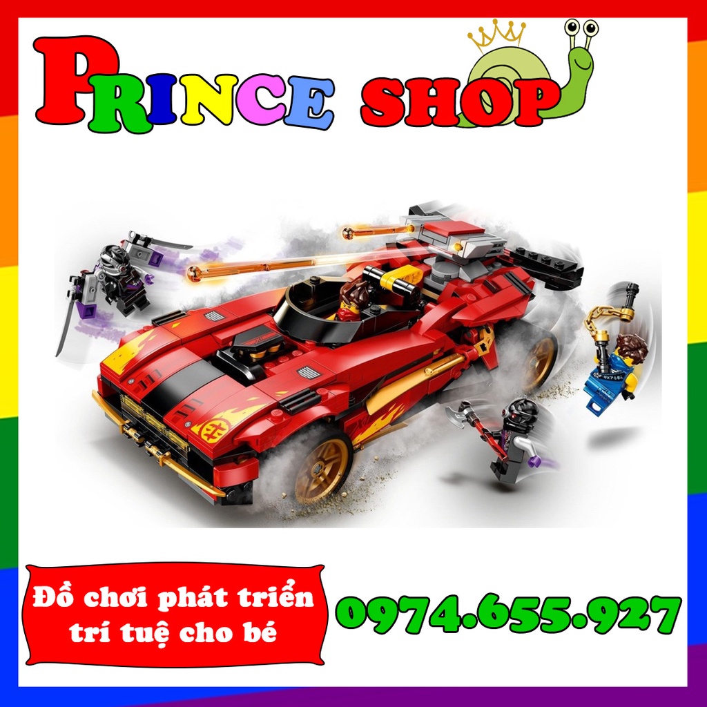 Bộ xếp hình Ninjago Siêu xe chiến đấu của Kai bela/lari 11659 (71737)