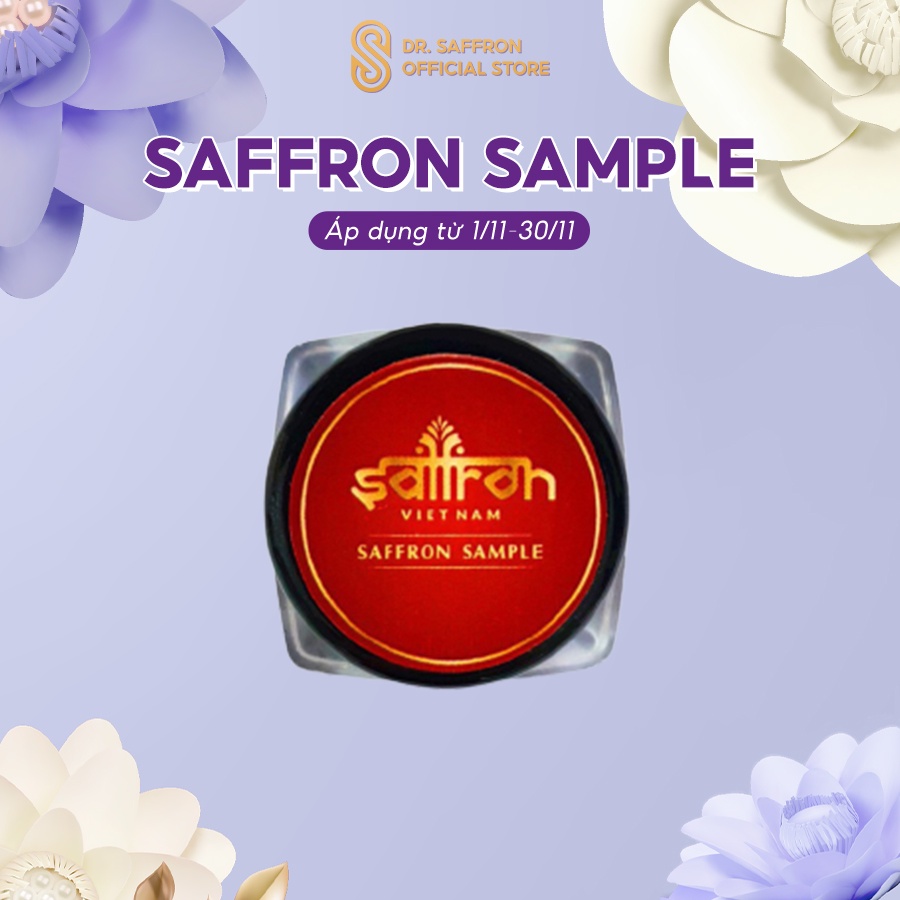 [Mã FMCGMALL -8% đơn 250K] Nhụy Hoa Nghệ Tây SAFFRON BAHRAMAN SAMPLE 0,1Gr