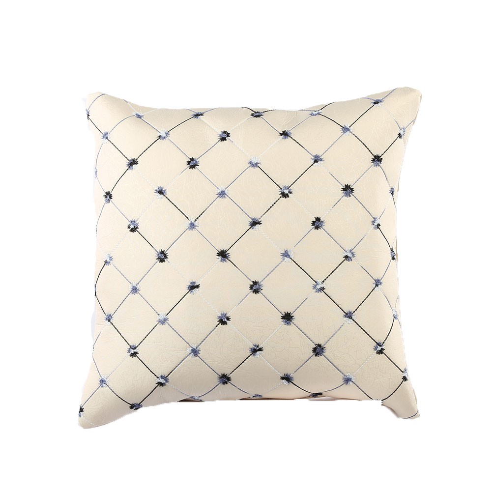 Vỏ gối vuông họa tiết sọc nhiều màu