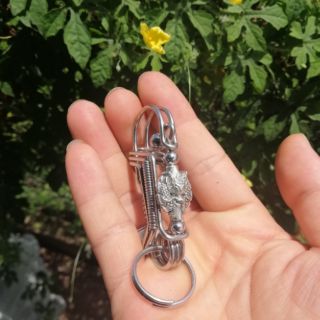 Móc khóa inox đầu rồng
