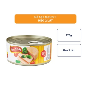 Đồ hộp ăn liền master t heo 2 lát 170g