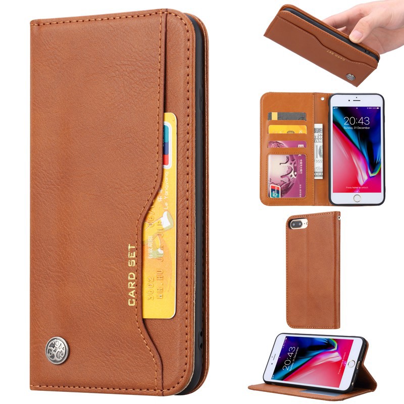 For iPhone 7 8 6s 6 Plus Case Card holder Holster Cover Case Wallet Case
