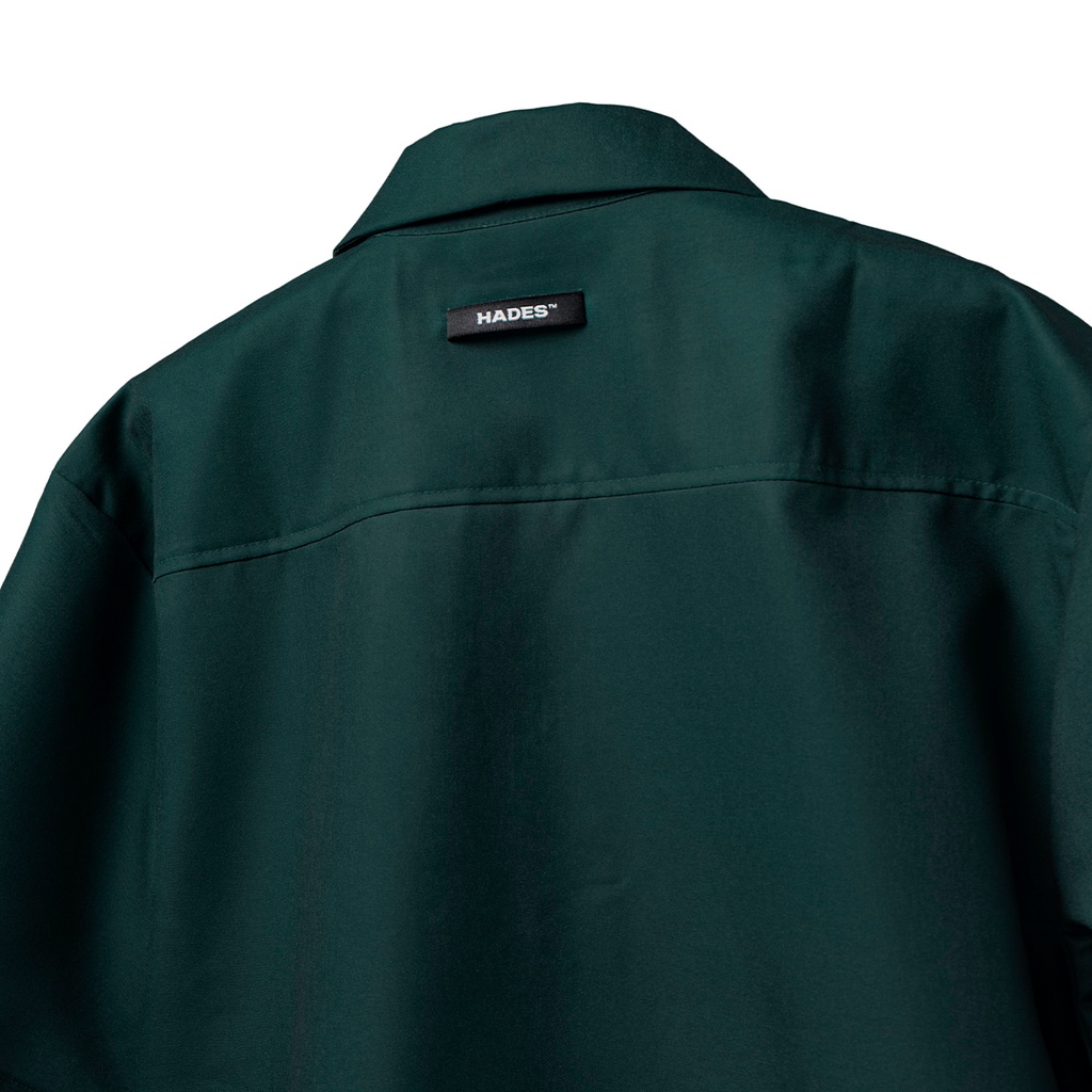 Áo Sơ Mi Tay Lỡ Unisex SHROUD Vải Kate Silk - HADES Brand Chính Hãng