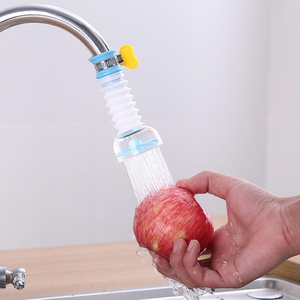 ♫DAPHNE♫ Shower Water Filter Outlet  Tap Head Kitchen Faucet Flexible Extender Adjustable Home Splash-Proof/Multicolor