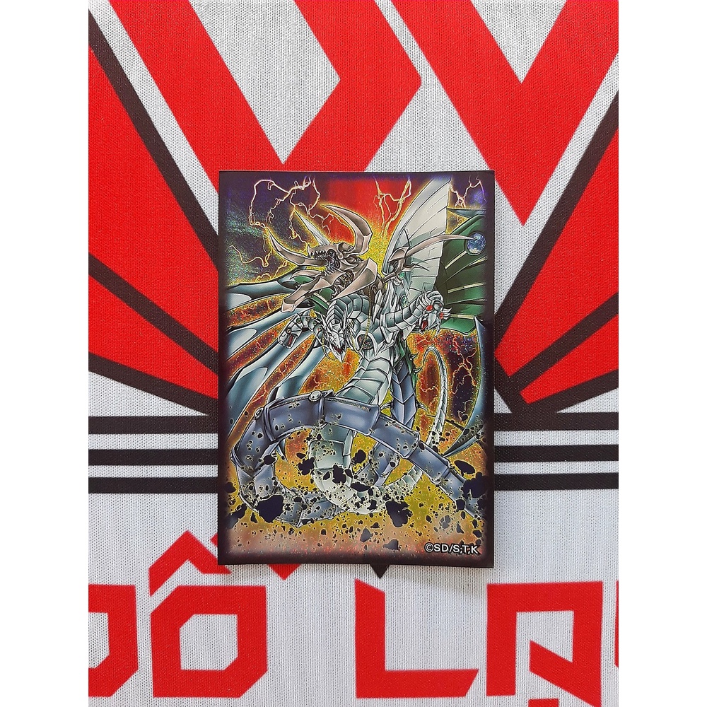 01 Bọc Bài Yugioh Chính Hãng size 63 x90mm Cyber Dark