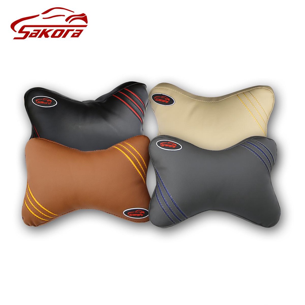 [HCM] Bộ 2 Miếng Gối Đầu Xe Ô Tô Bộ Phụ Kiện Tựa Đầu, Cổ Và Vai Thoải Mái-[ZT N30]