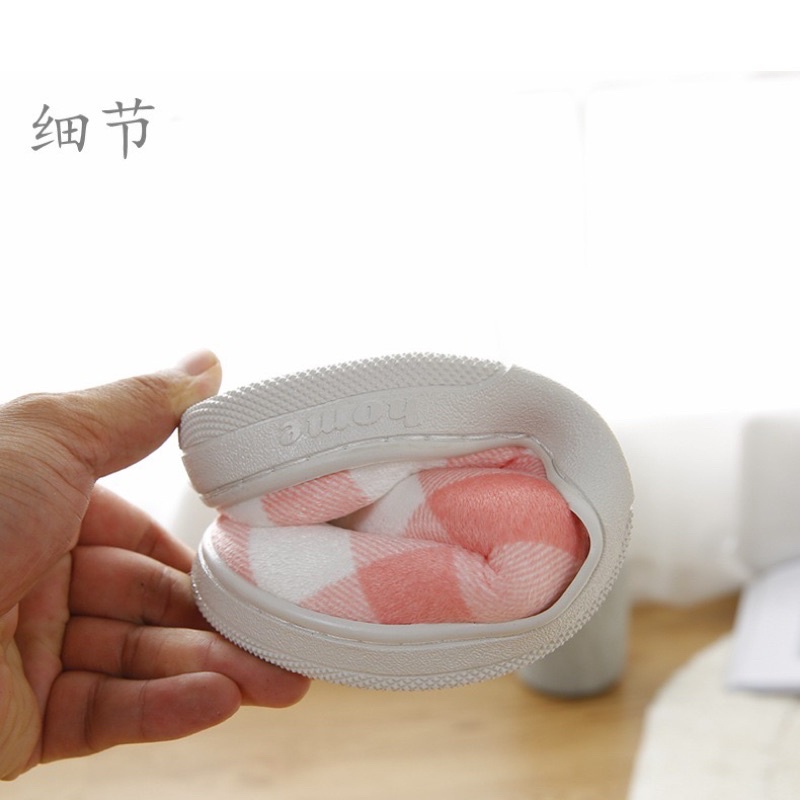 Dép Bông Đi Trong Nhà Lót Lông Êm Chân Siêu Ấm
