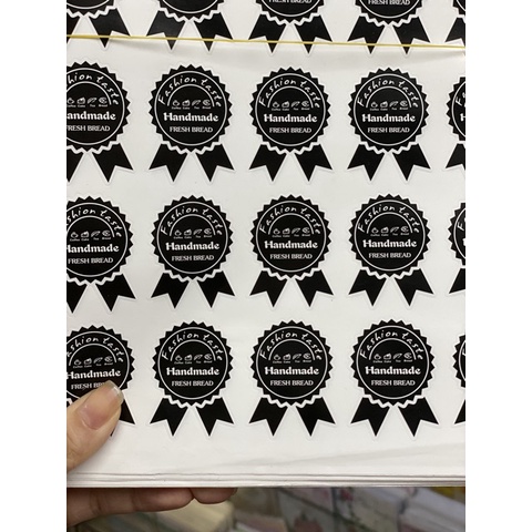 Tem Hanmade tròn nơ 25-50c