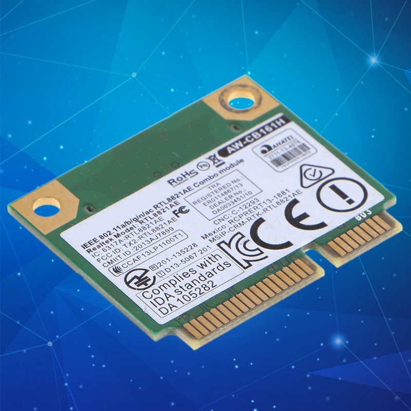 Combo Tai Nghe Bluetooth 4.0 IEEE 802.11ac Băng Tần Kép RTL8821AE Mini Pcie