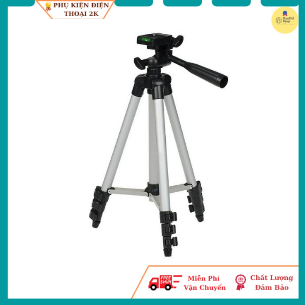 Giá đỡ điện thoại Tripod 3 chân - Chụp ảnh, quay video, livestream chuyên nghiệp