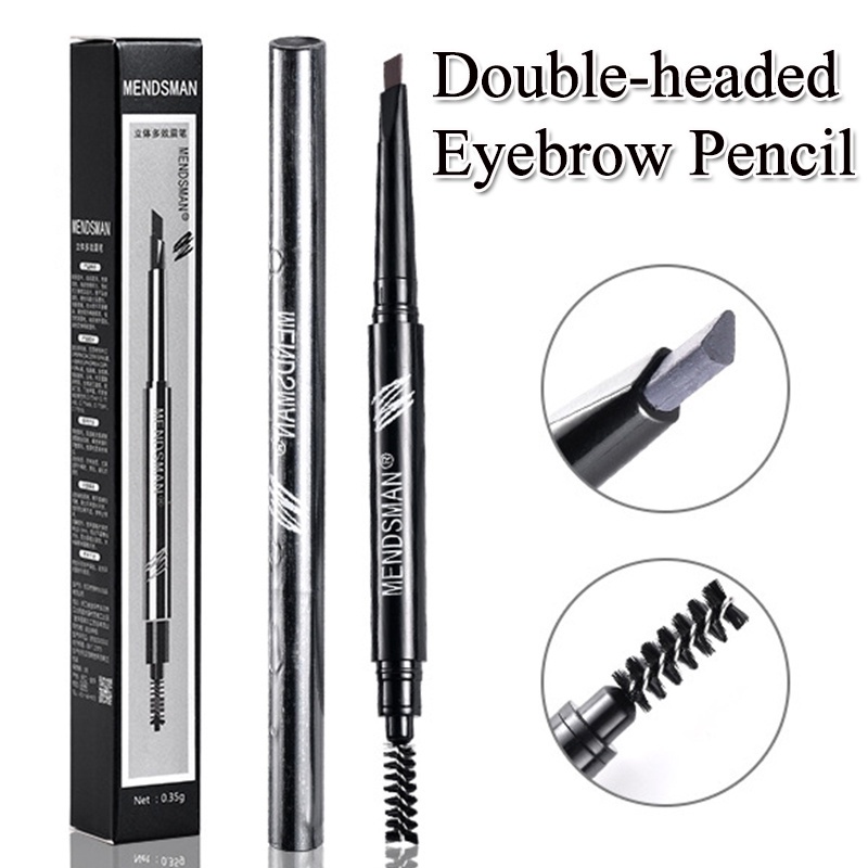 Bút Kẻ Lông Mày Hai Đầu 5 Màu Sắc Tùy Chọn Chống Thấm Nước Dễ Lên Màu