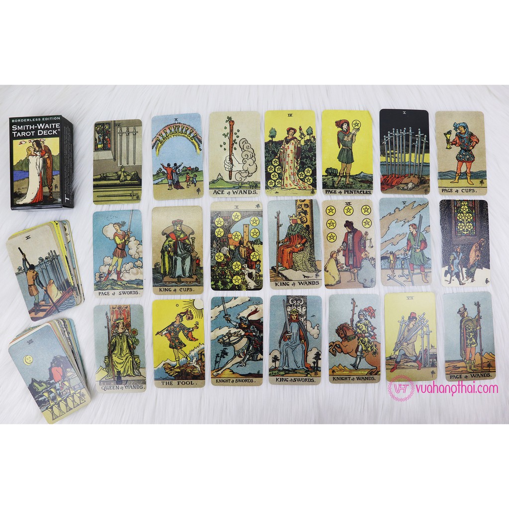 [Mã LIFE20KALL giảm 10% đơn 50K] Bộ bài bói Smith Waite Tarot Deck – Borderless Edition cao cấp