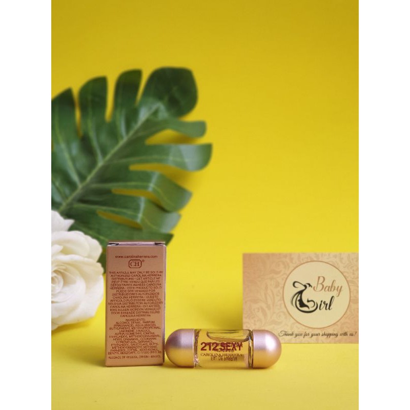 NƯỚC HOA MINI NỮ CAROLINA HERRERA 212 SEXY | BigBuy360 - bigbuy360.vn