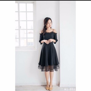 Đầm trễ vai mã 001