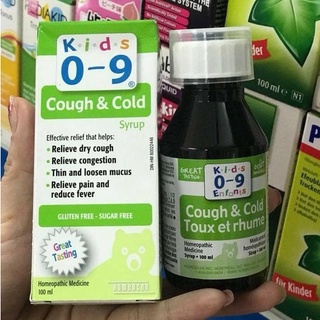 Siro thảo dược vi lượng đồng căn của canada cough and cold 0-9 hàng nội địa