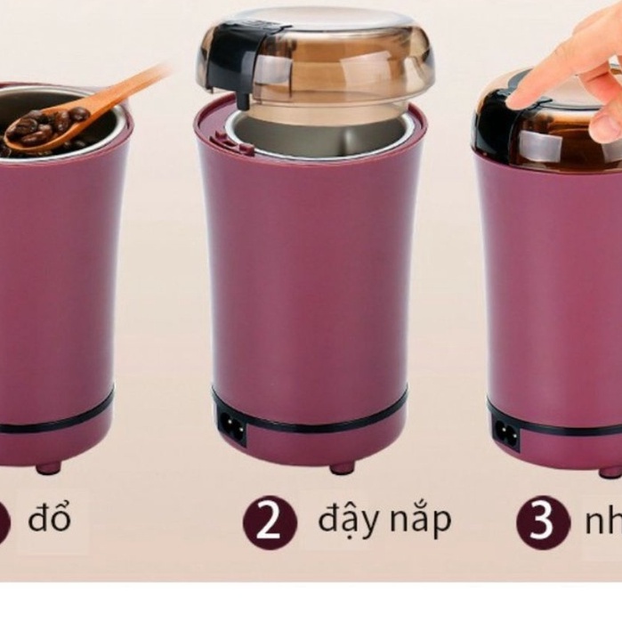 Máy Xay Hạt Khô, Máy Xay Bột Ngũ Cốc Đa Chức Năng, Cafe, Thảo Dược, Các Loại Hạt Cực Nhanh Chỉ Từ 6 Đến 18 Giây