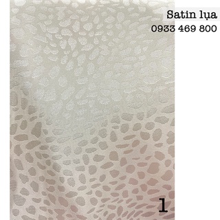 Vải may áo dài satin lụa hoa văn đẹp mềm mịn