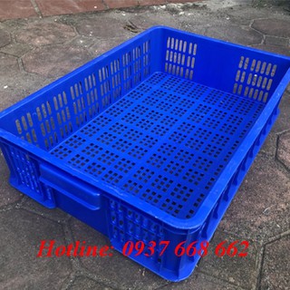 Thùng nhựa rỗng Hs008 - kt: 610x420x150 mm