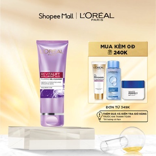 Sữa rửa mặt giúp da sáng mịn L’Oreal Paris Revitalift Hyaluronic Acid 100ml