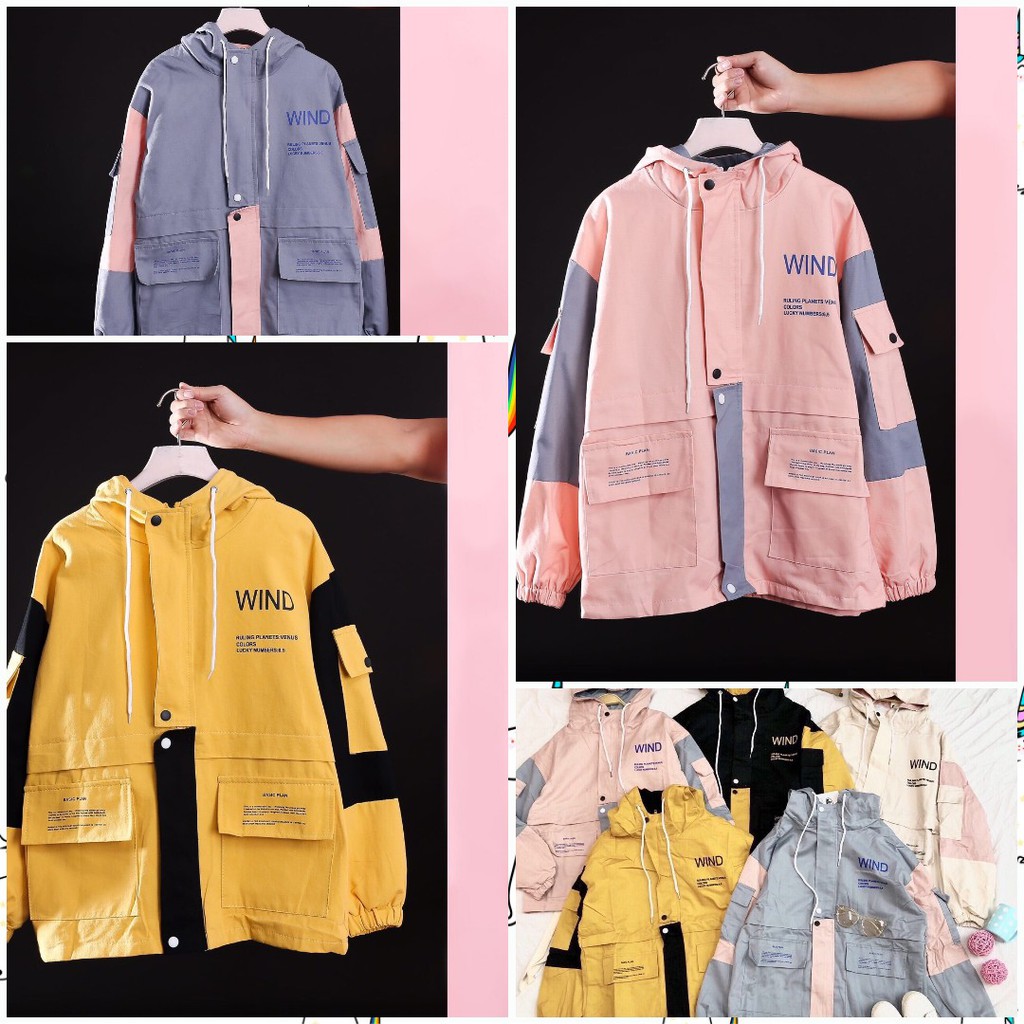 Áo khoác kaki nam nữ lWIND