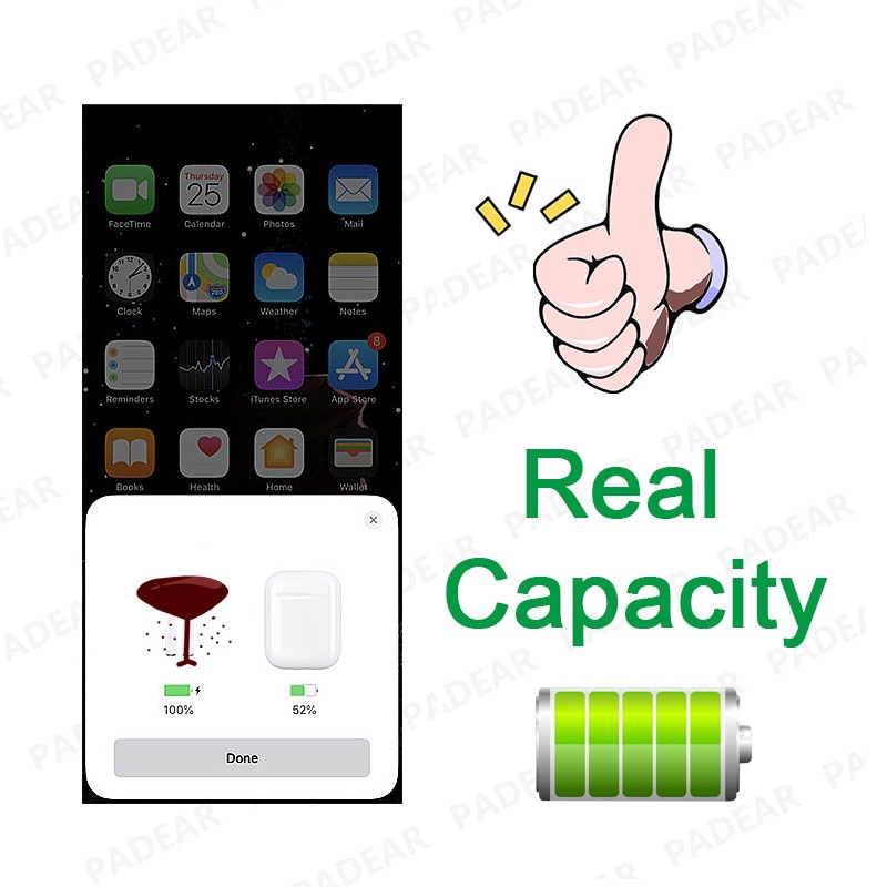 Hộp đựng tai nghe Airpod không dây chuẩn I60 | BigBuy360 - bigbuy360.vn
