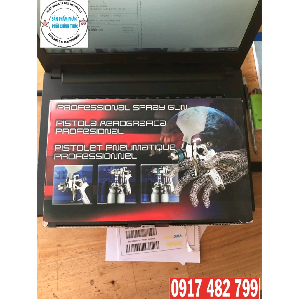 SÚNG PHUN SƠN PHUN KEO TẠO HẠT TRÊN LOA THÙNG BÉC 2.0