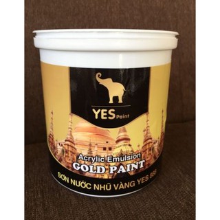 Sơn nước Nhũ Vàng 18k-1K YES(850gr)