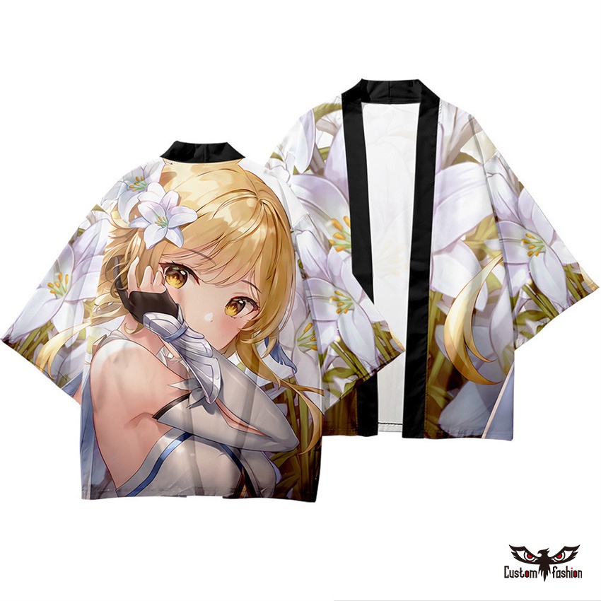 Áo Khoác Kimono Tay Ngắn Phong Cách Nhật Bản Cho Nam