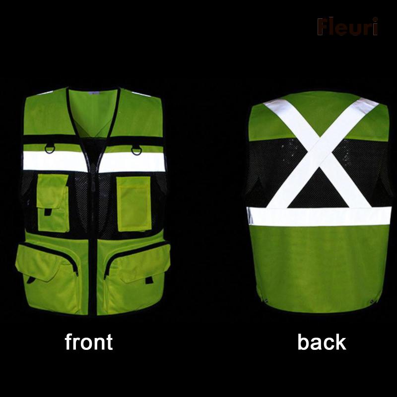 Áo Phản Quang Có Túi Thoải Mái Khi Đỗ Xe