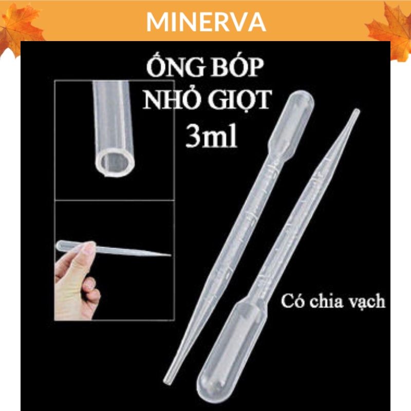 5 cái Ống bóp nhỏ giọt pipet 1ml , 3ml làm thủ công, làm nến thơm tại nhà